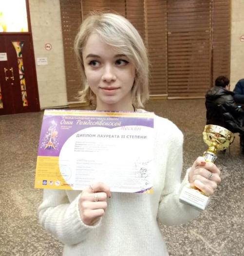 Студентка Губернаторского колледжа стала лауреатом московского фестиваля