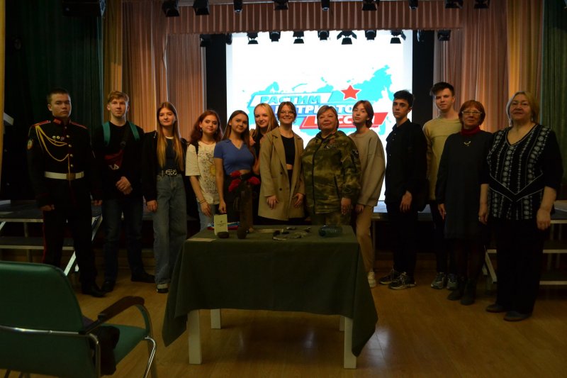 Для первокурсников проведена традиционная патриотическая встреча